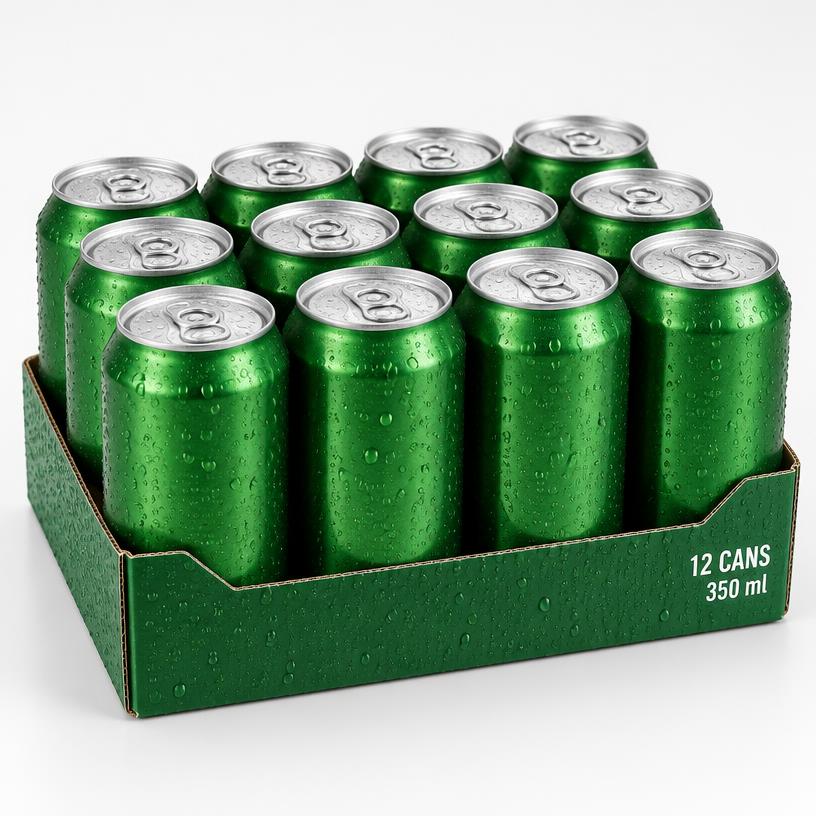 Fardo cerveja lata 350ml (12 un)