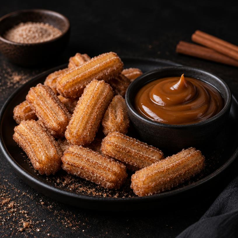 Mini Churros de Doce de Leite